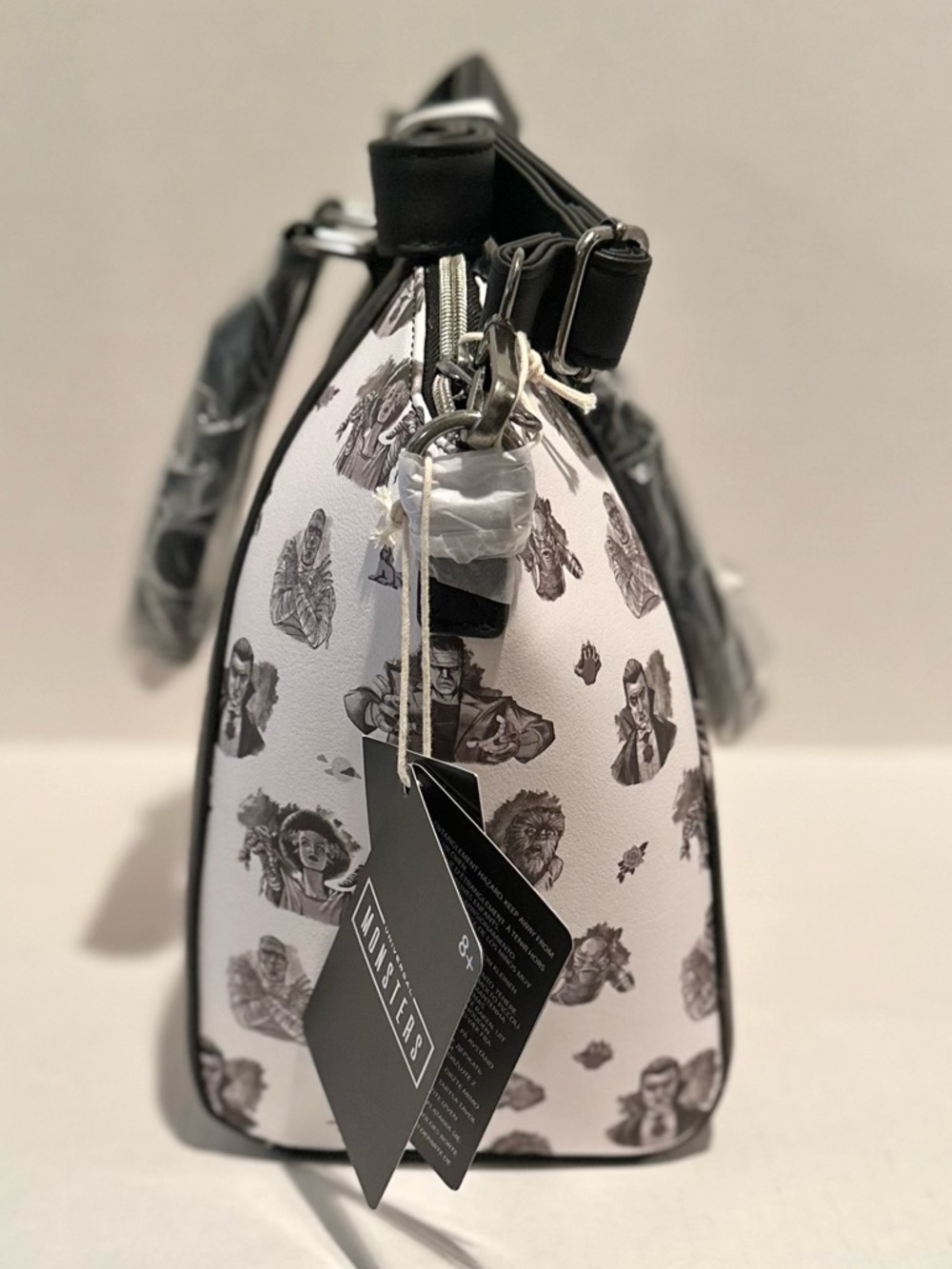 Loungefly NWT Universal Monsters Satchel Bag & Tech Wallet - Picture 5 of 9